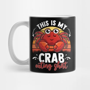 This Is My Crab Eating Red Crab Lover Funny Sea Mug